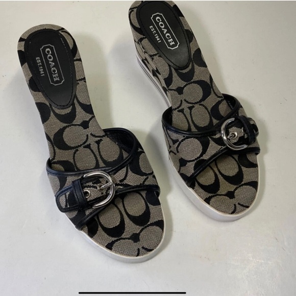 Coach Sandal Wedge - Picture 1 of 4